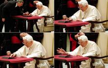 Paus Benediktus XVI main iPad