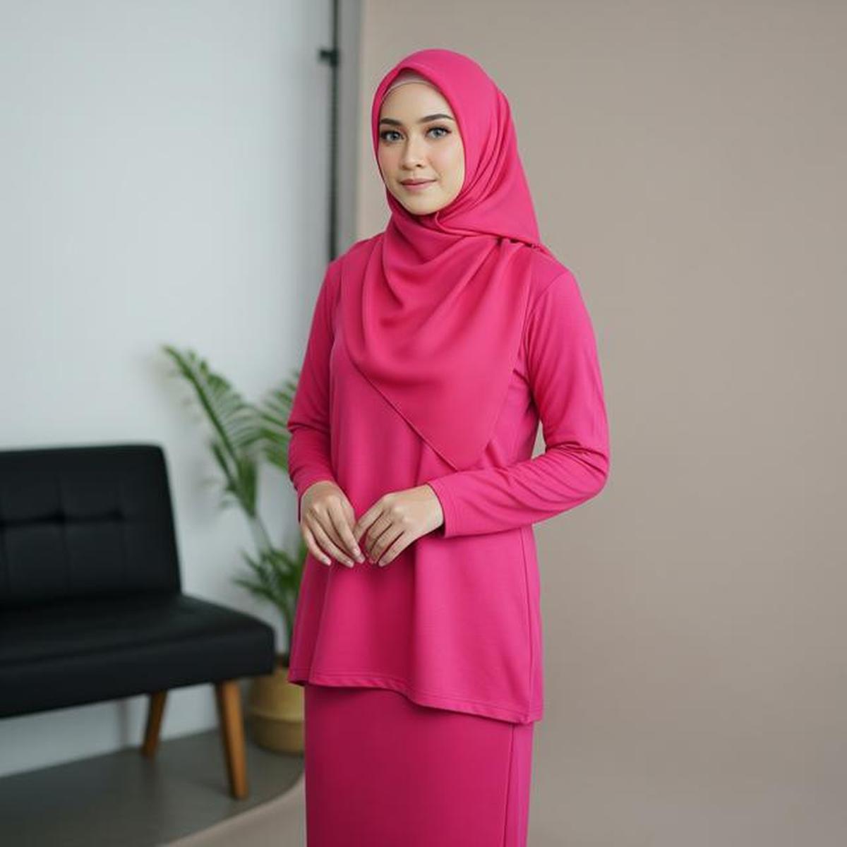 Baju Pink Fanta Cocok dengan Jilbab Warna Apa? Ini 7 Padu Padan yang Serasi