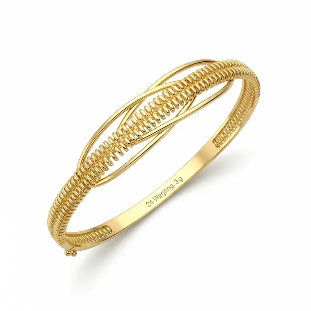 Gelang Emas Tipis 3 Gram (Image by Gemini AI)