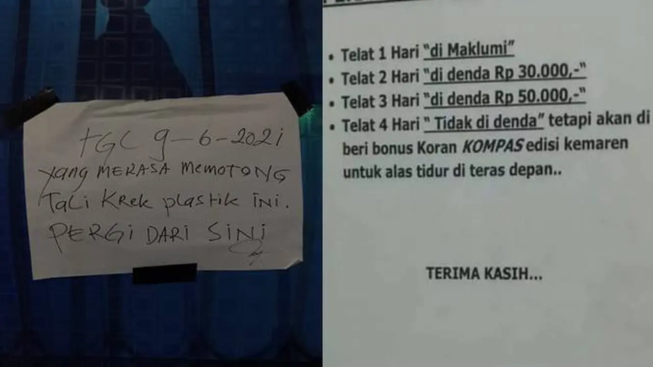 6 Tulisan Kocak Sindir Penghuni Kos  Bandel Ini Bikin Ketawa