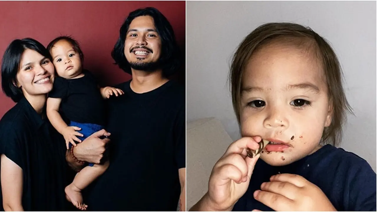 Potret gemas Kiko Sihombing anak Petra dan Aquila Firrina