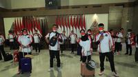 Kontingen Indonesia untuk Olimpiade Tokyo 2020 bertolak ke Tokyo pada Sabtu (17/7/2021) malam WIB. (dok. Tim Media Komite Olimpiade Indonesia/Tim Media CdM)