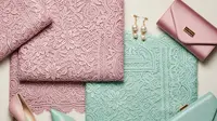 10 Inspirasi Baju Brokat Pastel Dusty Pink Mint Longgar Elegan, Perpaduan yang Lembut