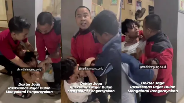 Viral Pasien Keroyok Dokter di Puskesmas Pajar Bulan, Lampung