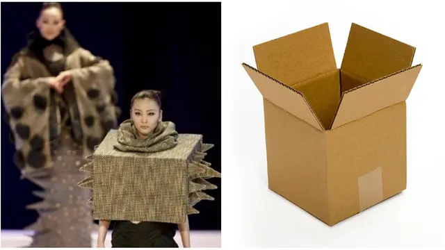 Pakaian Unik Jadikan Manusia Mirip Furnitur