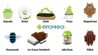 [INFOGRAFIS] Perjalanan Android, Dari Cupcake Hingga KitKat