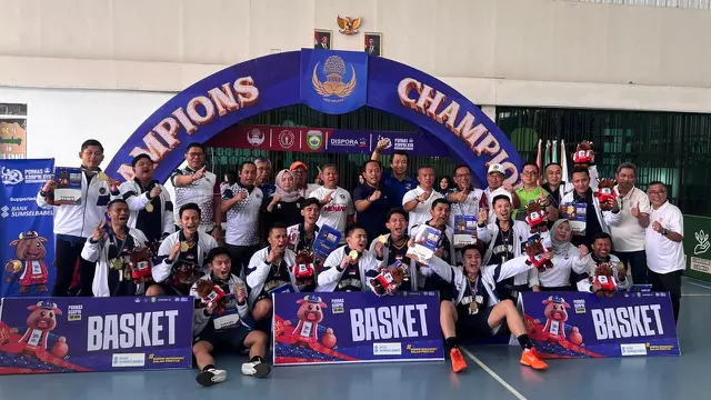 Tampil Perkasa di Final, Tim Basket Kemenimipas Sabet Gelar Juara PORNAS KORPRI 2025