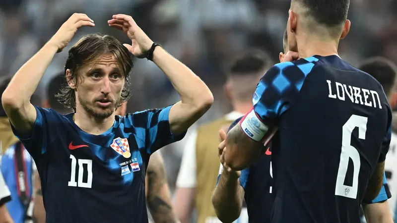 Raut Kecewa Luka Modric Gagal Bawa Kroasia Juara Piala Dunia 2022