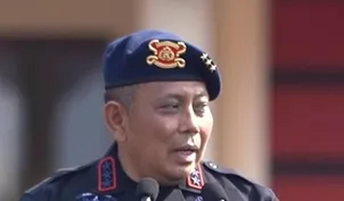 Ratusan anggota Brimob itu tengah mengikuti Pendidikan Alih Golongan Polisi tahun 2024.