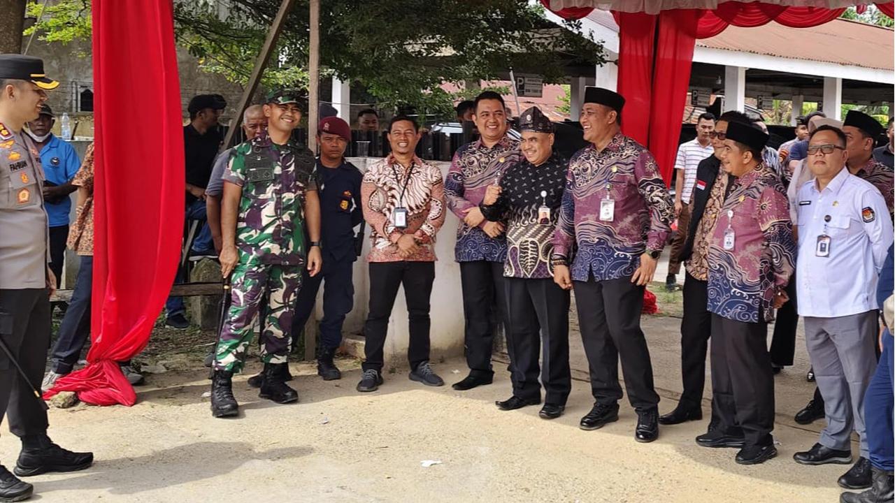 AKBP Fahrian Pantau Pengamanan Pendaftaran Calon Kepala Daerah Inhu