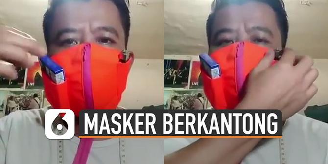 VIDEO: Masker Berkantong ala Bapak-Bapak