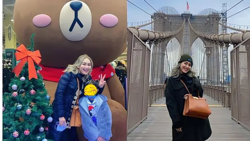 7 Momen Liburan Ayu Ting Ting Ke Amerika, Tampil Gaya di New York