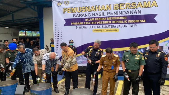 Barang Ilegal dari 4 Tahun Lalu Baru Dimusnahkan Bea Cukai Sumbagtim