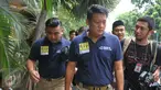 Direskrimum, Kombes Pol Krishna Murti (tengah) saat tiba Polda Metro Jaya (Liputan6.com/ Faisal R Syam)