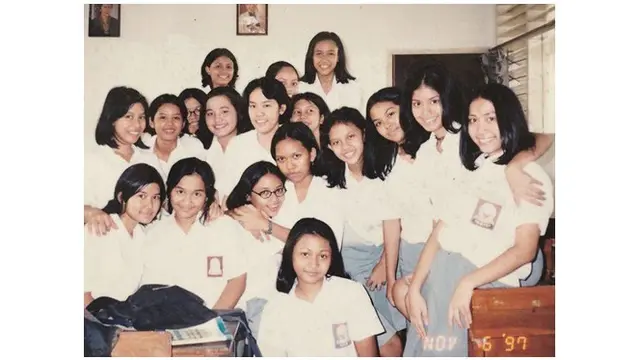 Potret Annisa Pohan saat masih mengenyam bangku SMA.
