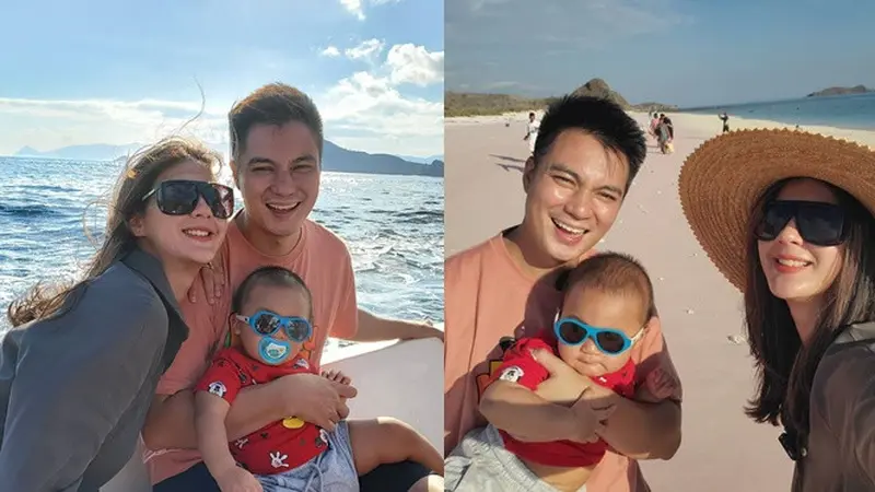 7 Momen Liburan Baim Wong dan Keluarga di Labuan Bajo, Hampir Jatuh Dari Kapal