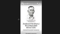 Ryamizard Ryacudu Meninggal, Prabowo Sampaikan Duka Cita