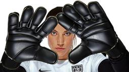 Hope Solo belum tergantikan sebagai kiper utama AS. (Twitter)