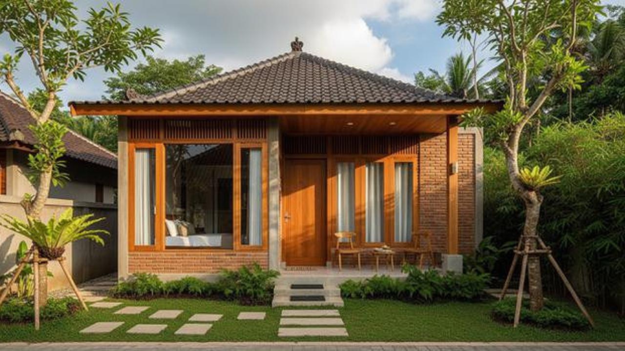 7 Desain Rumah Desa Nuansa Japandi Pakai Kayu dan Bata Ekspos, Lagi Tren di 2026