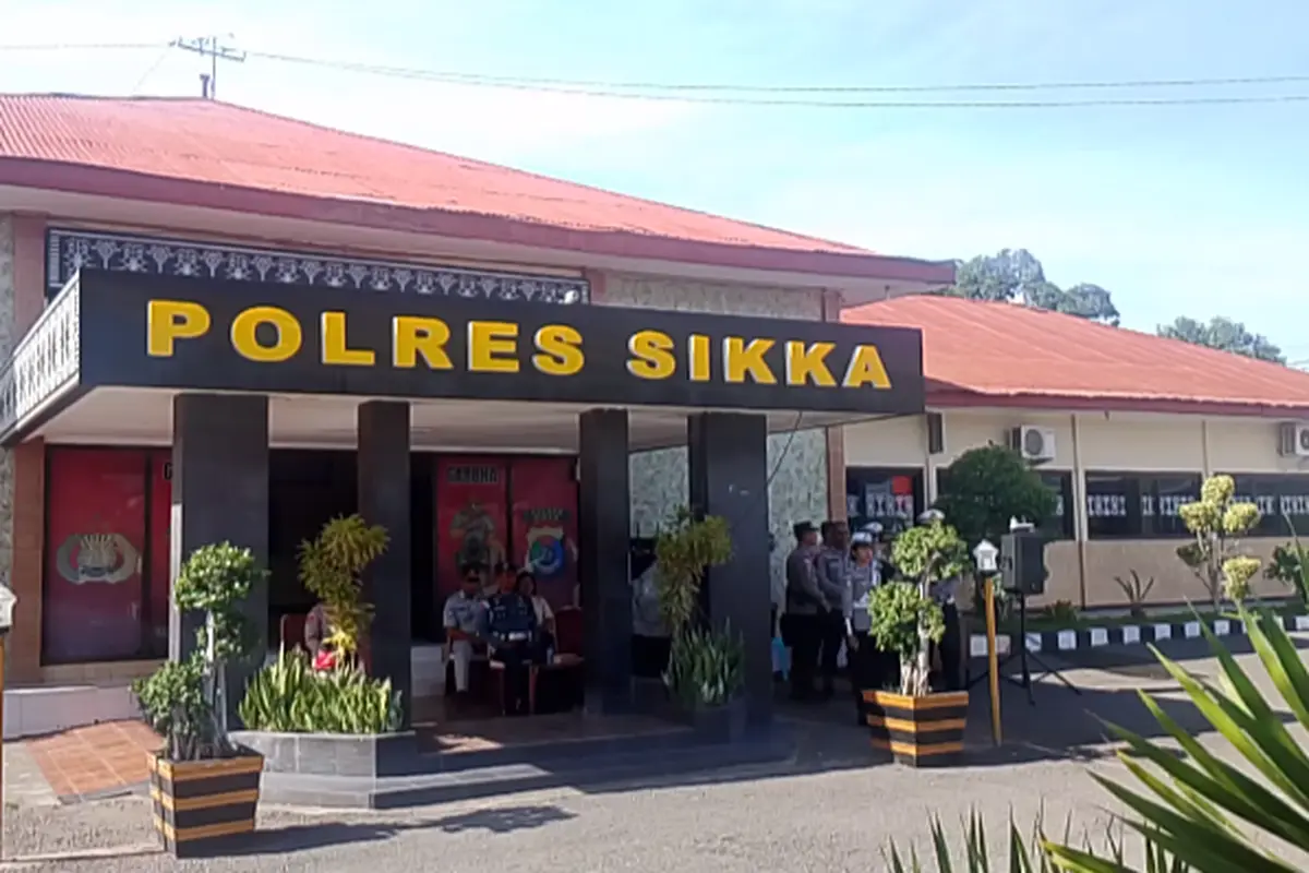 Kantor Polres Sikka (Liputan6.com/Ola Keda)