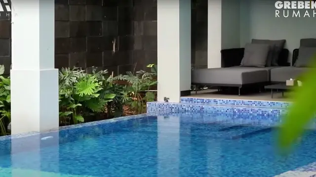 7 Potret Taman Rumah Dokter Reza Gladys, Asri dan Mewah Bak Resort