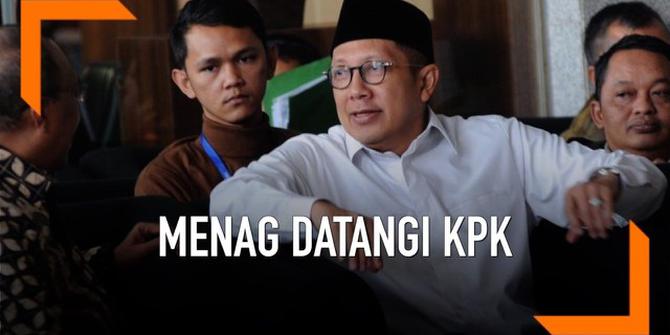 VIDEO: Menag Lukman Hakim Penuhi Panggilan KPK