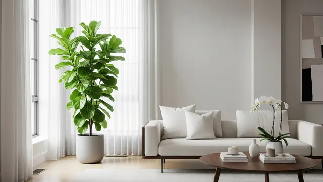 Tanaman Terbaik untuk Ruang Tamu dan Bikin Rumah Terlihat Lebih Segar dan Hidup Fycus Lyrata