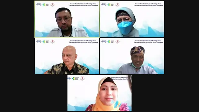 webinar "Inovasi Deteksi Dini untuk Meningkatkan Cakupan Skrining Kanker Serviks di Indonesia" yang digelar oleh Roche Indonesia