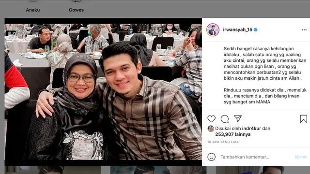 Unggahan Irwansyah. (Foto: Instagram @irwansyah15)