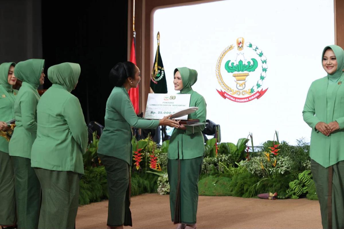 Usia ke-80, Persit Kartika Chandra Kirana Teguhkan Pengabdian dan Semangat Berkarya