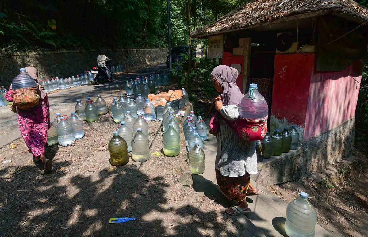 Sumber Mata Air di Hutan Jadi Tumpuan Warga Cilegon Saat Kemarau