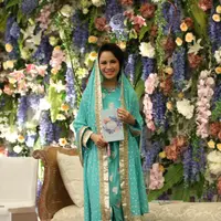 Chacha Frederica menggelar acara pengajian demi kelancaran pernikahannya. Acara ini berlangsung di Fairmont Hotel, Jakarta Selatan, Sabtu (22/8/2015). (Galih W. Satria/Bintang.com)