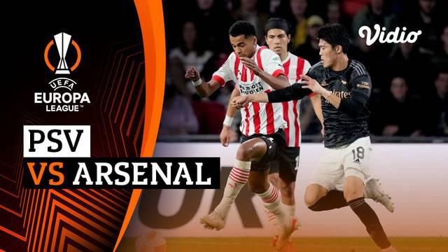 Berita video mini match matchday kelima Grup A Liga Europa 2022/2023 antara PSV melawan Arsenal yang berakhir dengan skor 2-0, Kamis (27/10/2022) malam hari WIB.