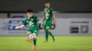 Persebaya justru keluar sebagai tim yang unggul terlebih dahulu lewat gol Taisei Marukawa yang lahir pada menit ke-25. (Bola.com/Bagaskara Lazuardi)