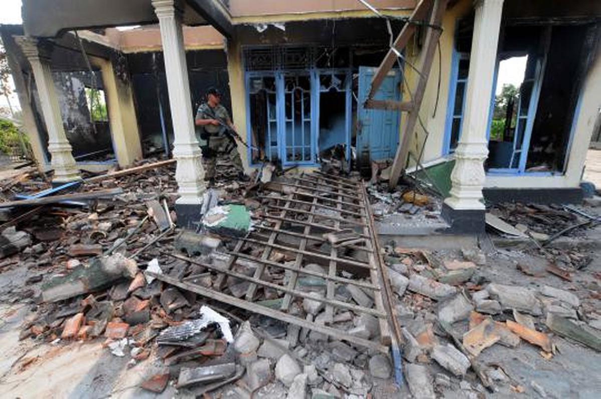 Pasca bentrok antarwarga di Lampung Selatan (2)