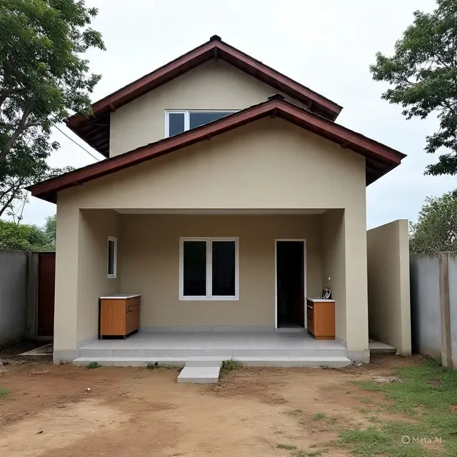 Desain Rumah 2 Lantai Sederhana dan Biaya 100 Juta