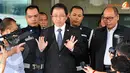 Marzuki Ali juga dikonfirmasi tentang adanya dugaan aliran dana yang diterima 3 calon Ketua Umum Partai Demokrat pada kongres tahun 2010(Liputan6.com/ Abdul Aziz Prastowo)