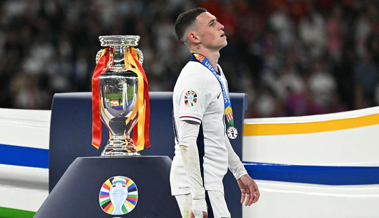 Ini menjadi kali kedua Inggris gagal merajai Euro. (JAVIER SORIANO/AFP)