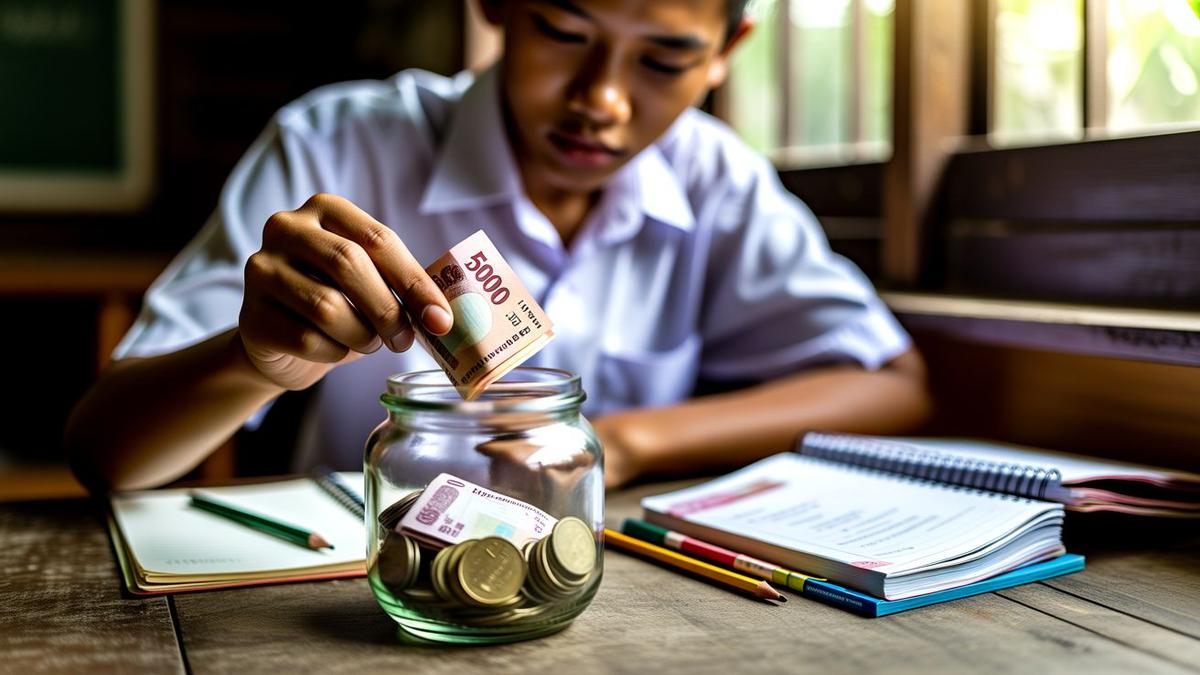 Cara Menabung Uang Jajan Rp 5000 untuk Pelajar, Praktis dan Anti Boros