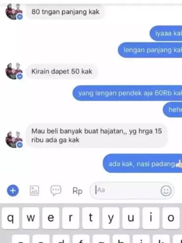 chat penjual pembeli