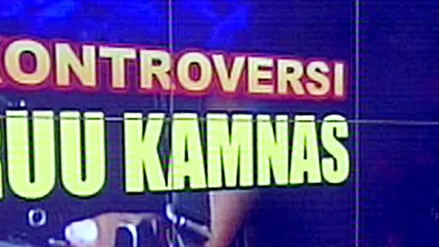 RUU Kamnas Diangggap Mengganggu Demokrasi