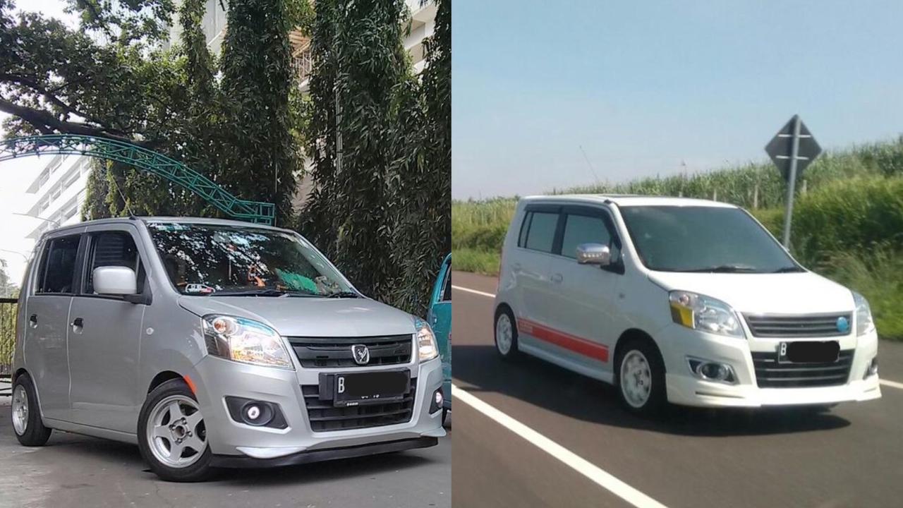 10 Potret Modifikasi Suzuki Karimun Wagon R, LCGC Kotak dengan Kelegaan Maksimal