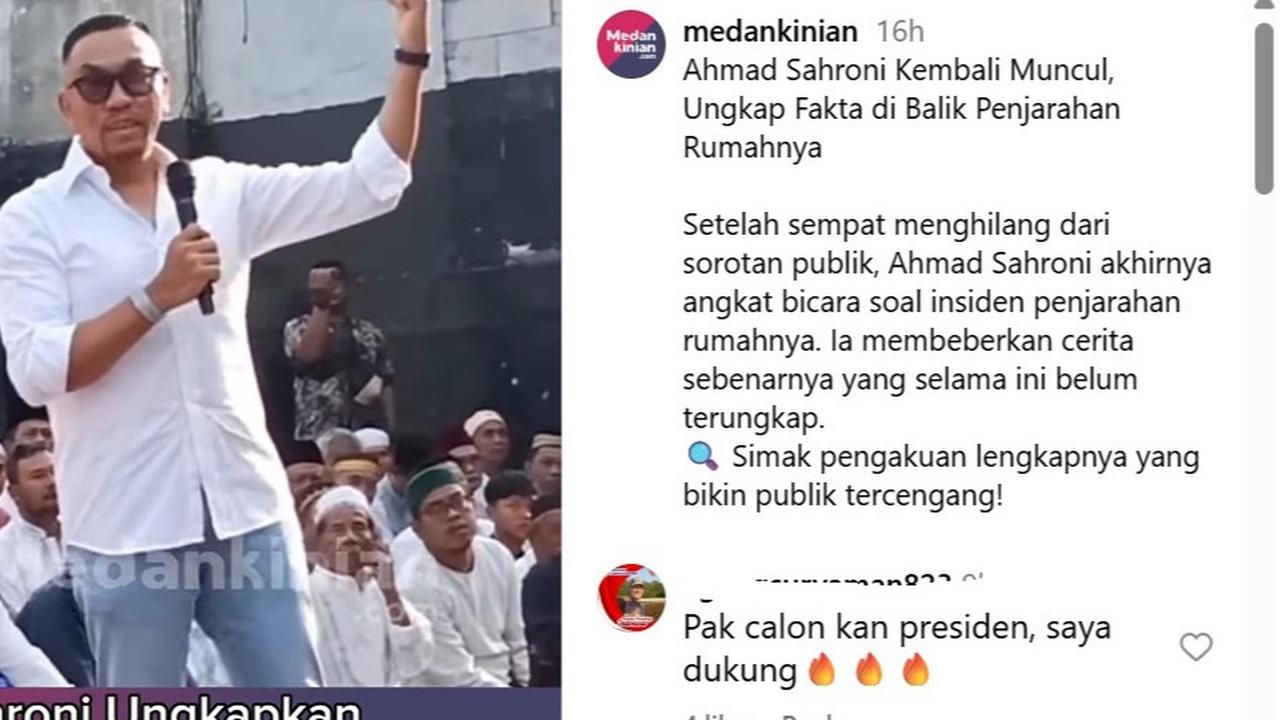 Perdana! Sahroni Muncul Langsung di Depan Publik Cerita soal Penjarahan Rumahnya: Kolor Saya Saja Diambil