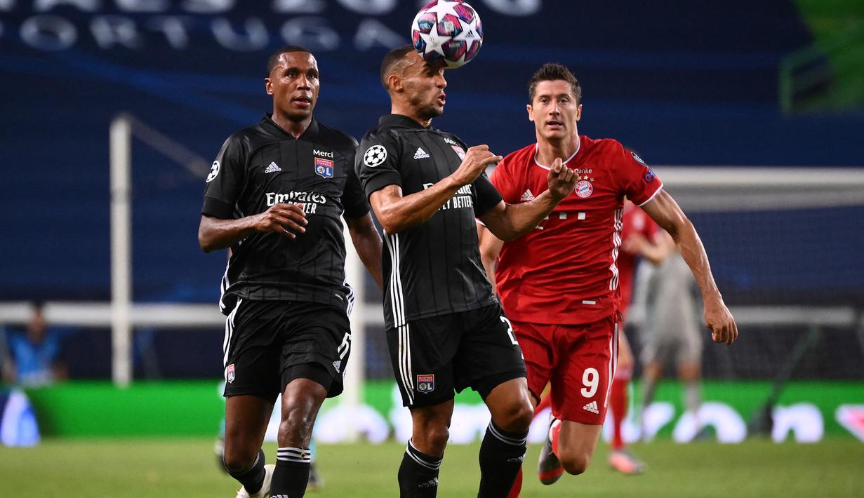 Bayern Munchen. Robert Lewandowski dkk pernah 20 kali tampil di semifinal Liga Champions. Terakhir kali mereka tampil di semifinal adalah di musim 2019/2020 saat menang 3-0 atas Lyon. Mereka pun akhirnya menjadi juara usai menang 1-0 atas PSG di partai final. (AFP/Franck Fife)