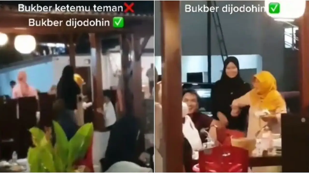Ibu Ini Jodohkan Anaknya saat Acara Bukber, Aksinya Bikin Heboh Restoran