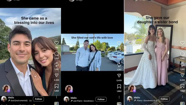 Unggahan ibu mertua Aurelie Moeremans. (Instagram/ ida2u)