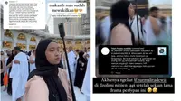 Konten kreator disindir warganet gara-gara buat konten saat tawaf. (Dok: Instagram @nurmalitadewii)