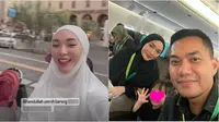 Potret Zaskia Gotik berangkat umrah usai Sirajuddin Machmud diperiksa KPK. (Sumber: Instagram/zaskia_gotix/sirajuddinmahmudsabang)