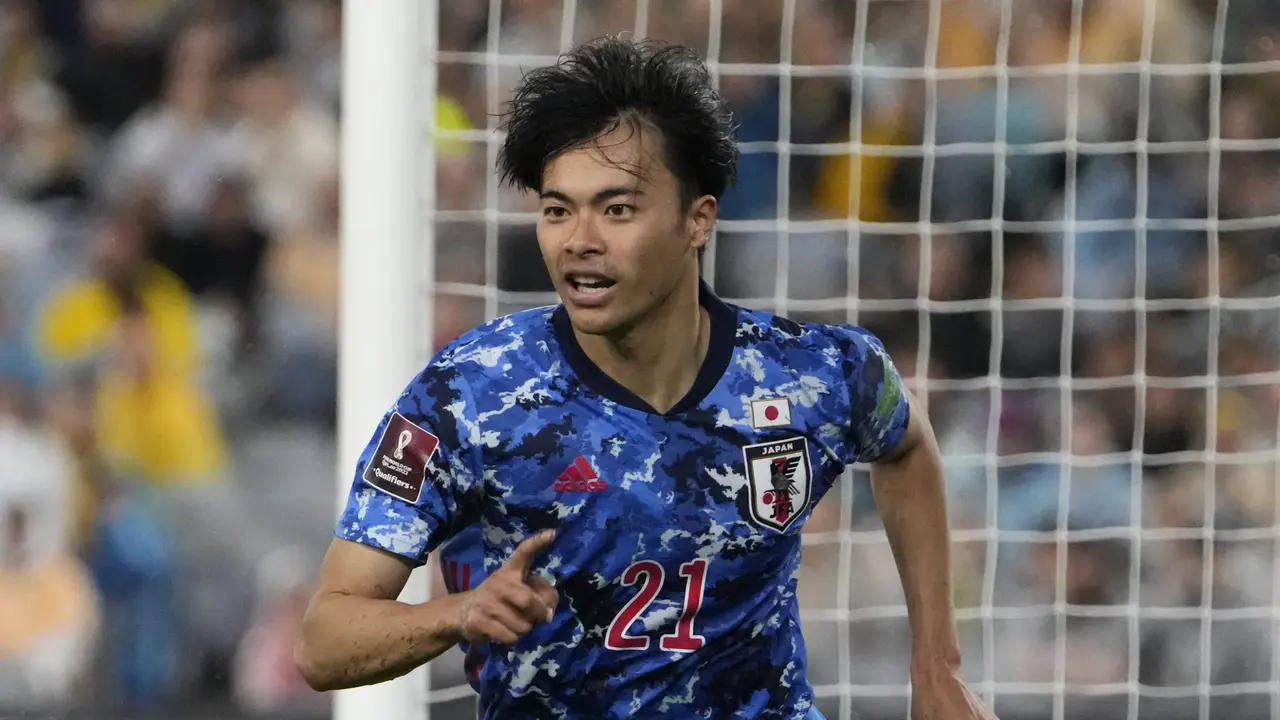 Kegembiraan Pemain Jepang Lolos Piala Dunia 2022