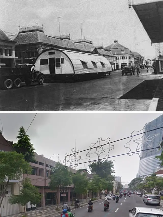 Potret Perbandingan Jalanan Zaman Dulu Vs Sekarang di Surabaya, Bikin Nostalgia